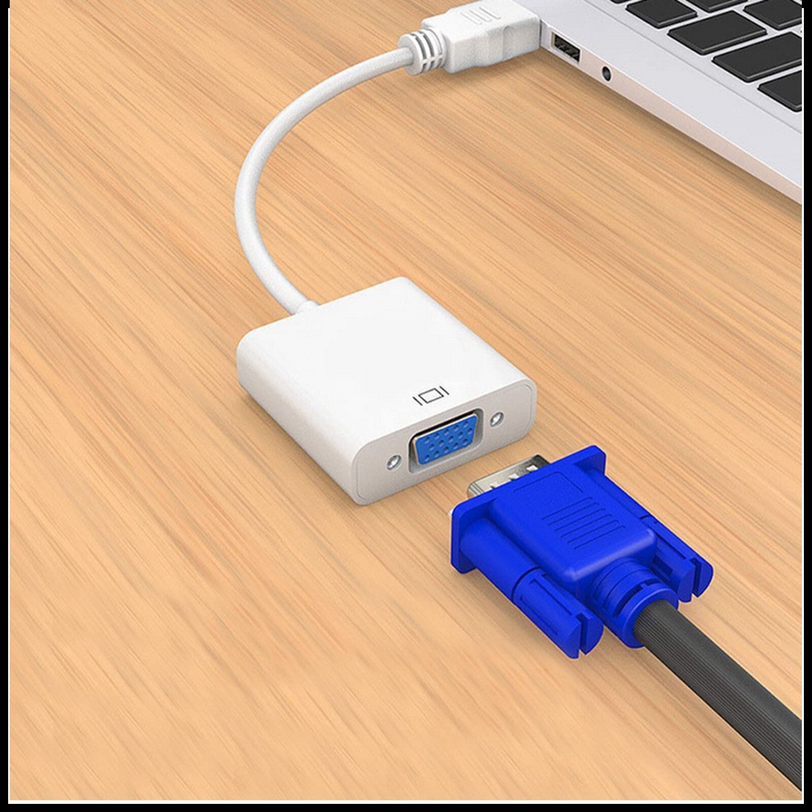 For Qtuniq HDMI Male to VGA Female HD Video Fast Converter Adapter Cable