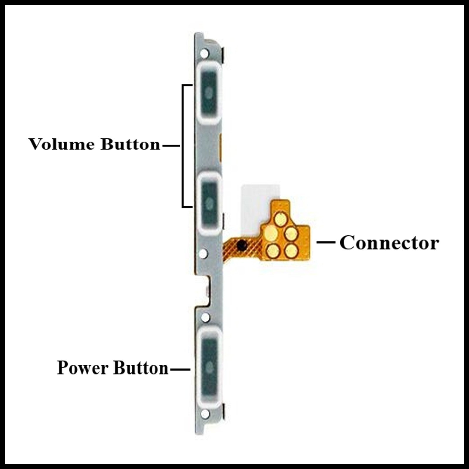 For Samsung Galaxy S20 FE Power Flex Cable & Volume Button Flex Replacement