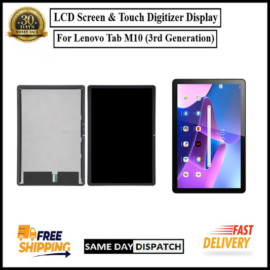 For Lenovo Tab M10 3rd Generation LCD Display Screen Touch Digitizer Replacement