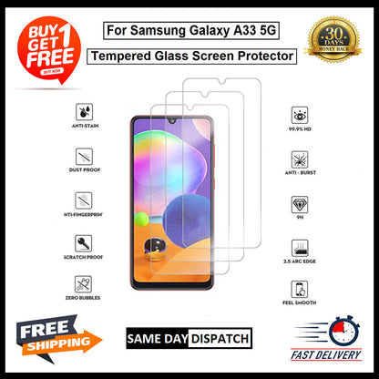 For Samsung Galaxy A03 Core/ A13/ A23/ A33 5G/ A53 5G/ A73 5G Tempered Protector