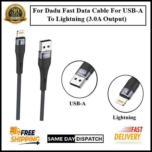 For Dadu Fast Charger USB to iPhone Data Cable - 2M
