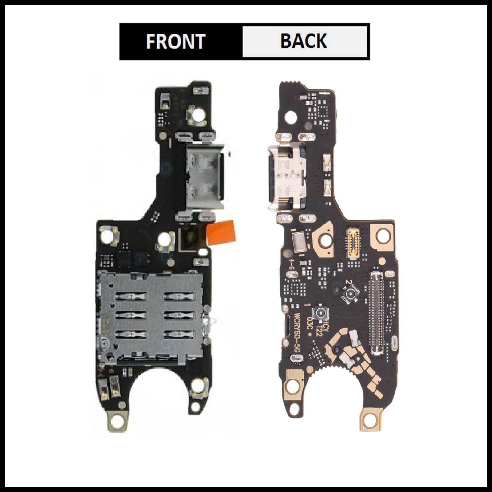 For Huawei Honor 60 Replacement Charging Port Board Flex Connector