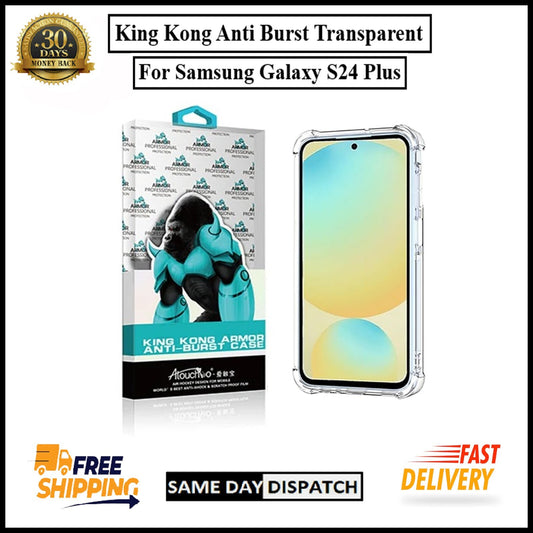 For Samsung Galaxy S24 Plus King Kong Anti Burst &Silicon Shockproof Case Cover