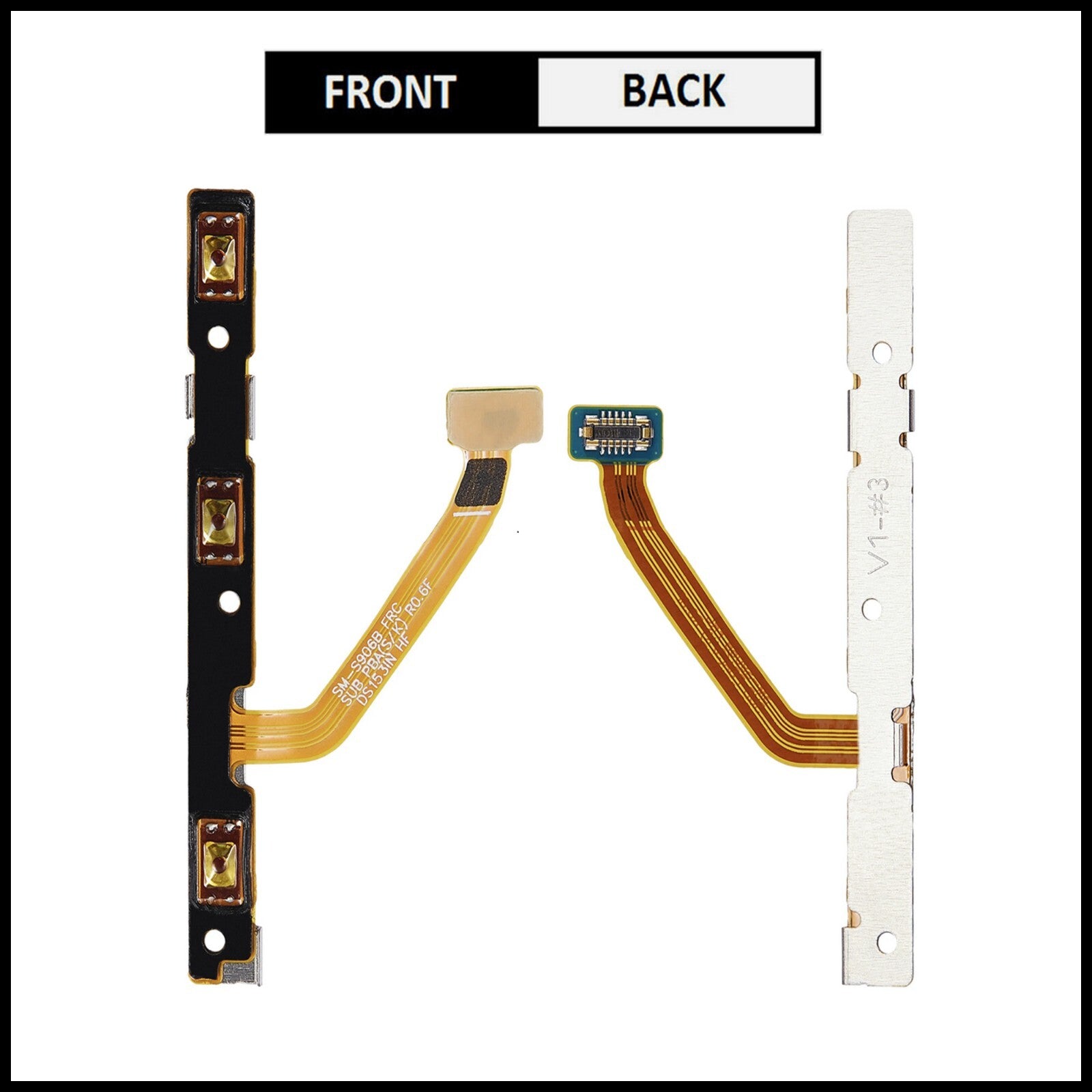 For Samsung Galaxy S22 Plus 5G Power Flex Cable & Volume Button Flex Replacement