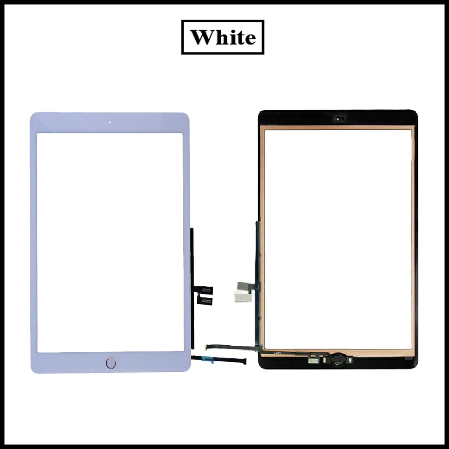 For Apple iPad 10.2  (7th /8th Gen) A2197/A2429 Touch Digitizer With Home Button