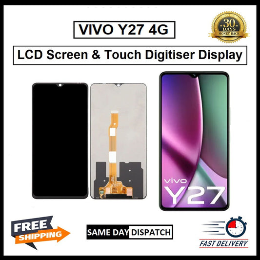 For Vivo Y27 4G  Display Screen Touch Digitizer Replacement  LCD