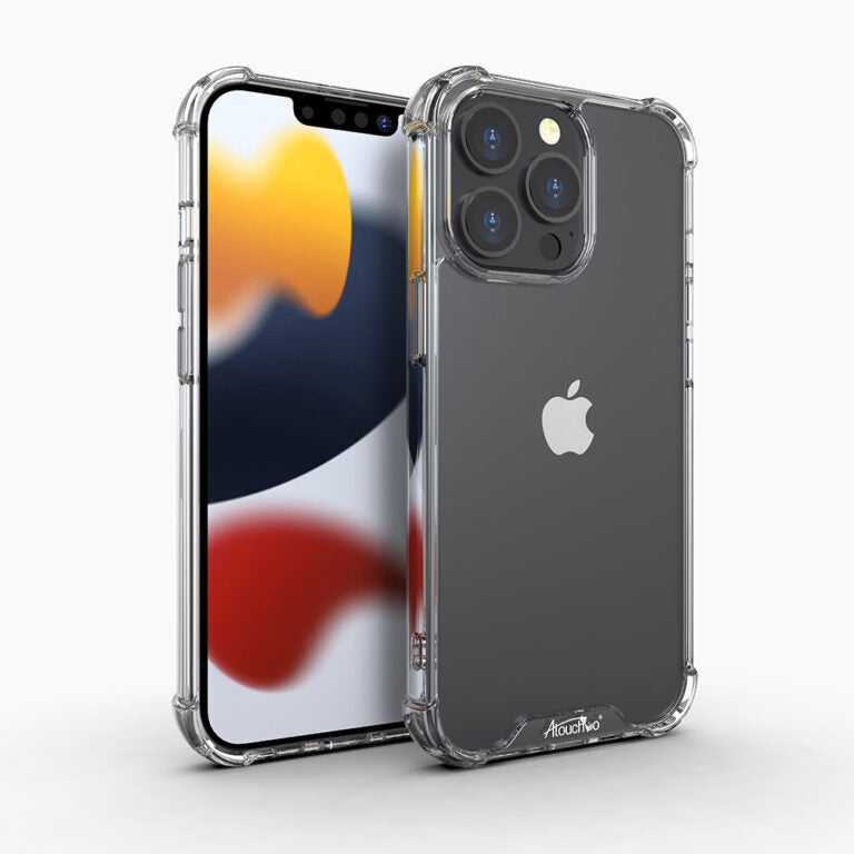 For iPhone 14 Max 14 14 Pro Max King Kong Anti Burst Case & Tempered Glass 