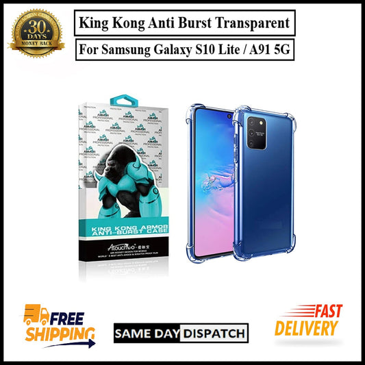 For Samsung S10 Lite/A91 5G King Kong Anti Burst & Silicon Shockproof Case Cover