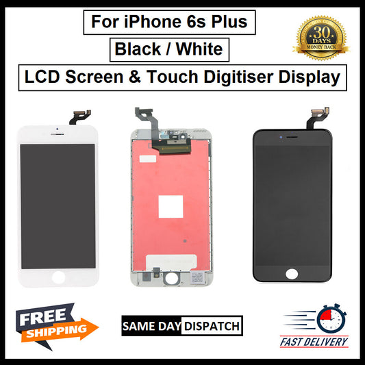 For iPhone 6S Plus Black and White 3D Premium Version Replacement Display Lcd