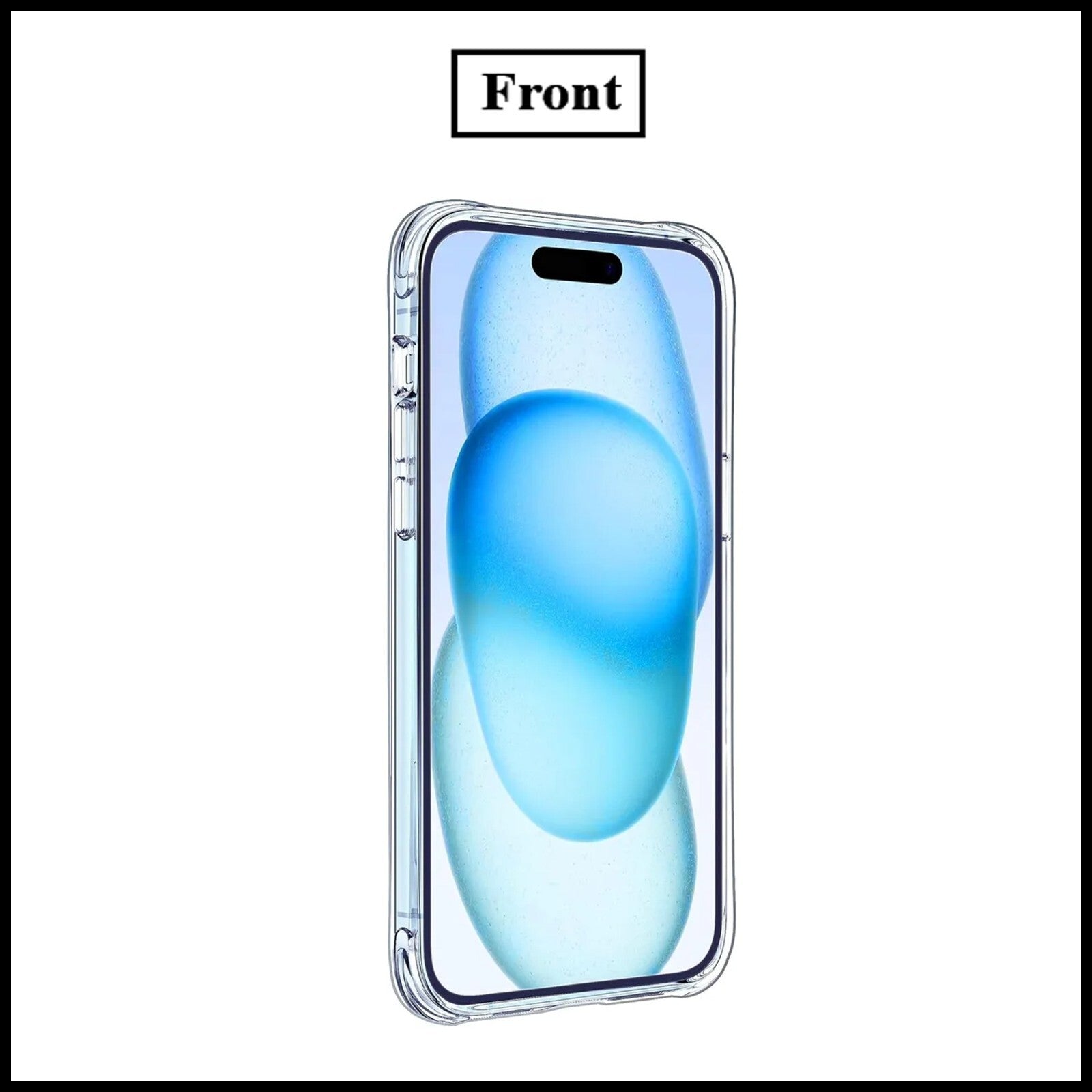 For Apple iPhone 15 Plus Slim Clear Shockproof Gel Phone Cover
