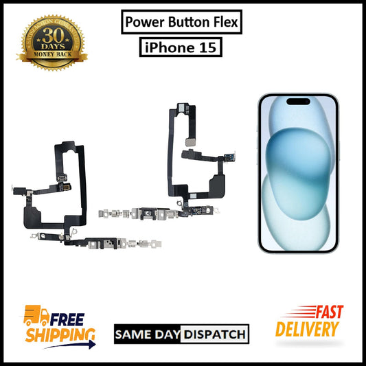 For iPhone 15 Power Flex Cable & Volume Button Flex Replacement