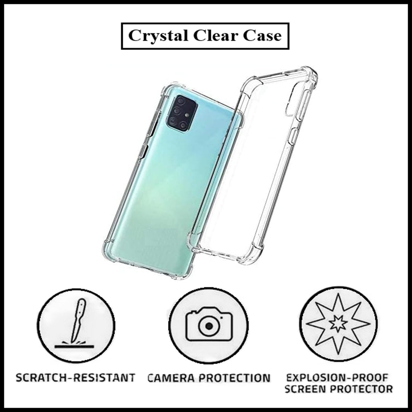 For Samsung Galaxy A51 5G King Kong Anti Burst & Silicon Shockproof Case Cover