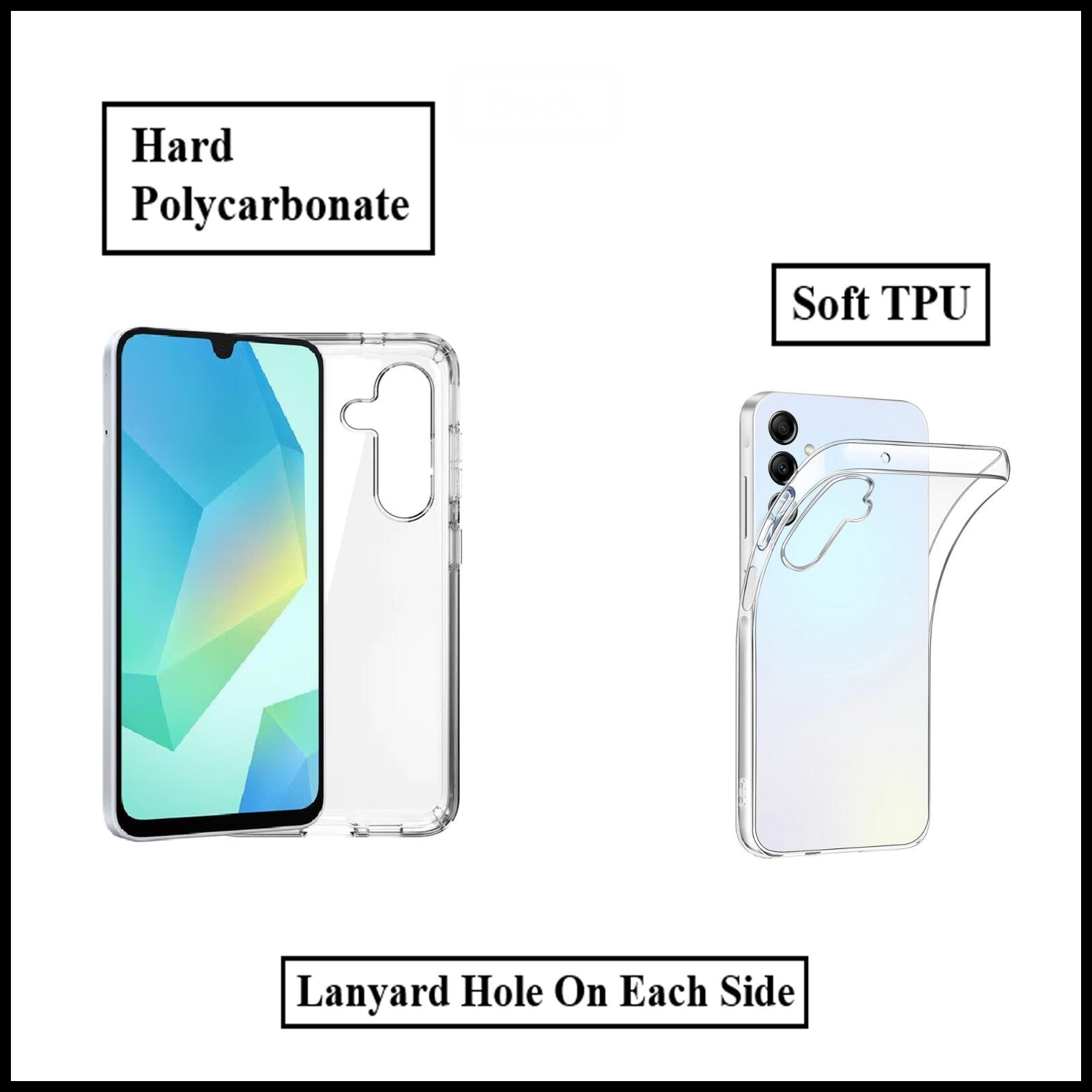 For Samsung Galaxy A26 5G Slim Clear Shockproof Gel Phone Cover