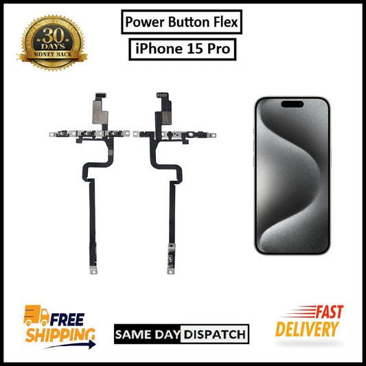 For iPhone 15 Pro Power Flex Cable & Volume Button Flex Replacement