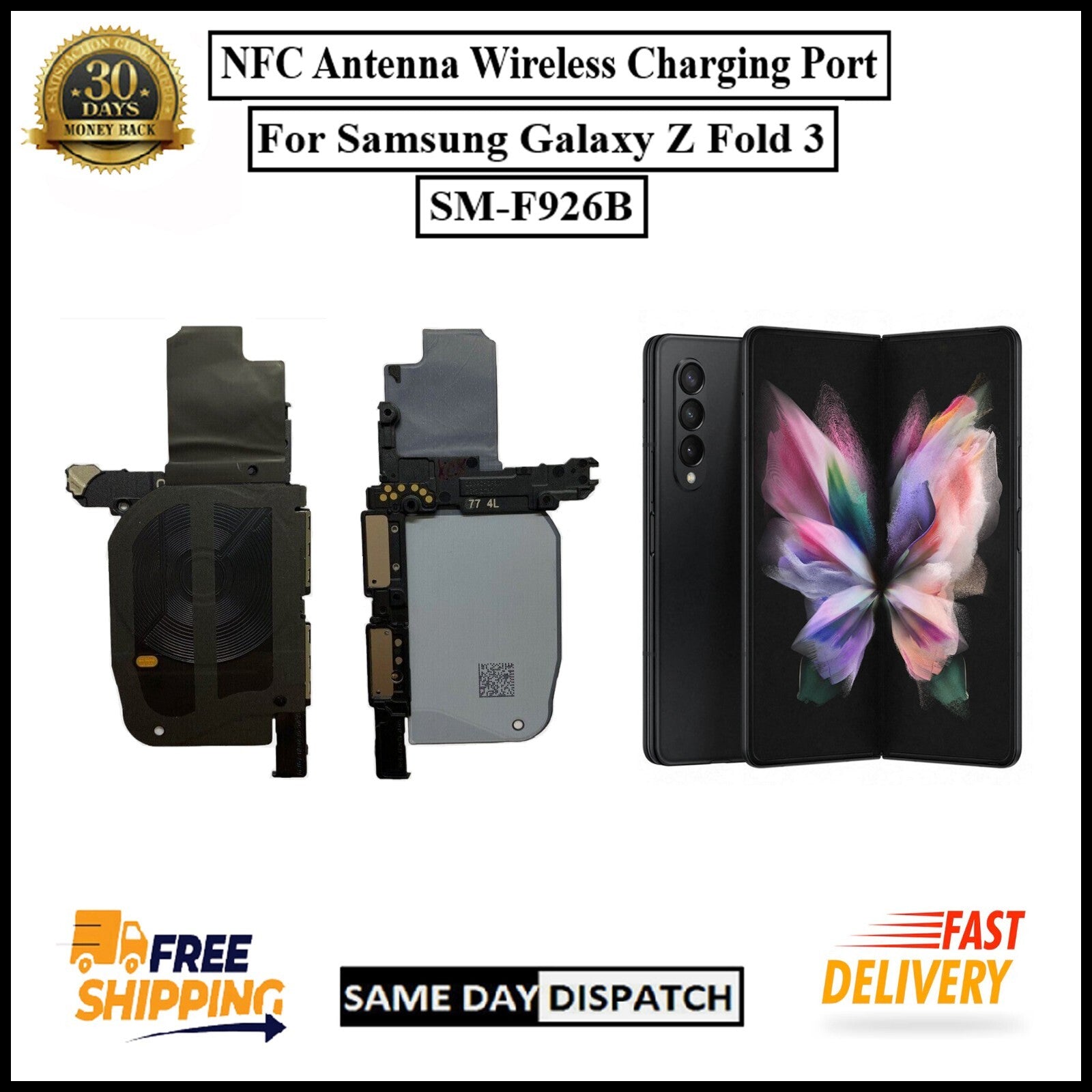 For Samsung Galaxy Z Fold 3/SM-F926B Wireless Charging/NFC Coil Flex Replacement