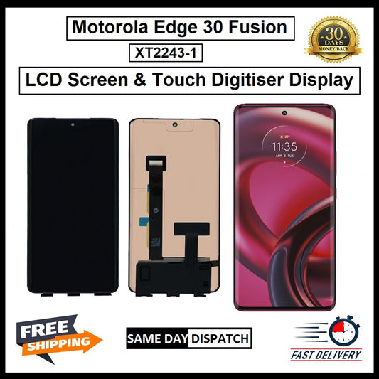 Motorola Edge 30 Fusion XT2243-1  Display Screen Touch Digitizer Replacement LCD