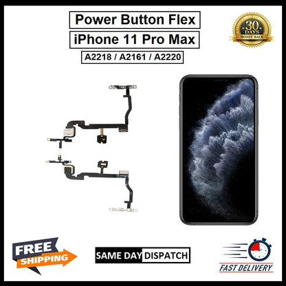 For iPhone 11 Pro Max Power Flex Cable & Volume Button Flex Replacement