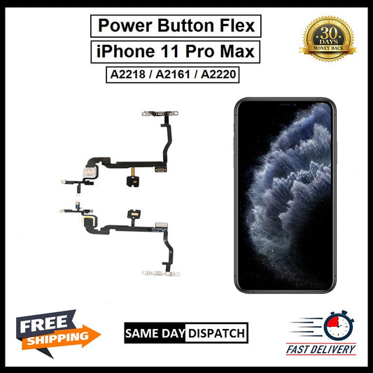 For iPhone 11 Pro Max Power Flex Cable & Volume Button Flex Replacement