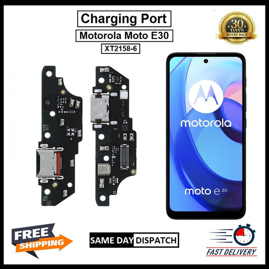 For Motorola Moto E30 / XT2158-6  Charging Port Flex Replacement