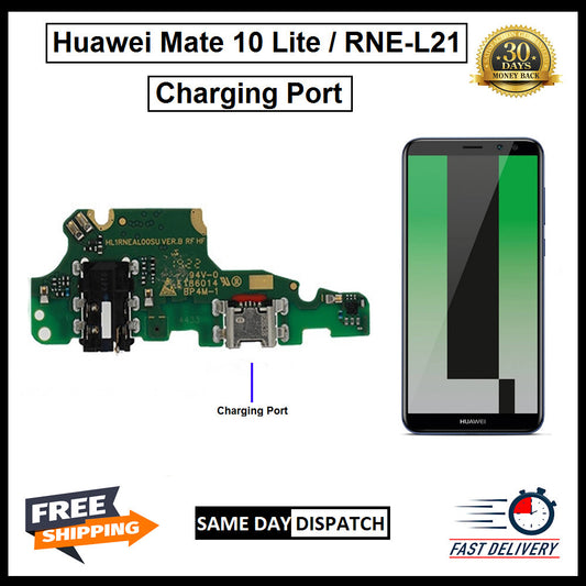 For Huawei Mate 10 Lite RNE-L21 USB Replacement Charging Port Board Flex 