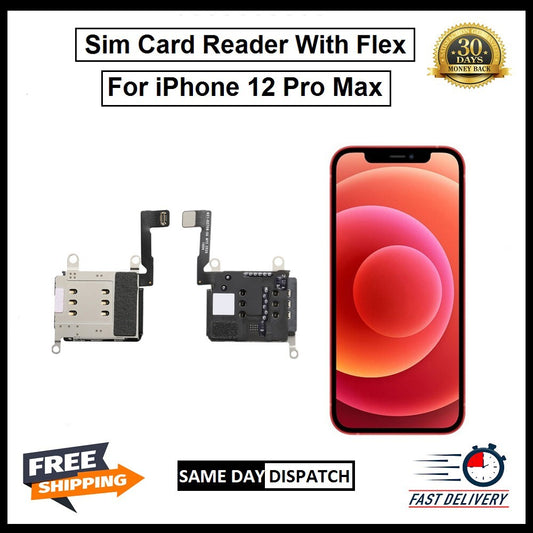 For iPhone 12 Pro Max Sim Card Reader Flex Replacement