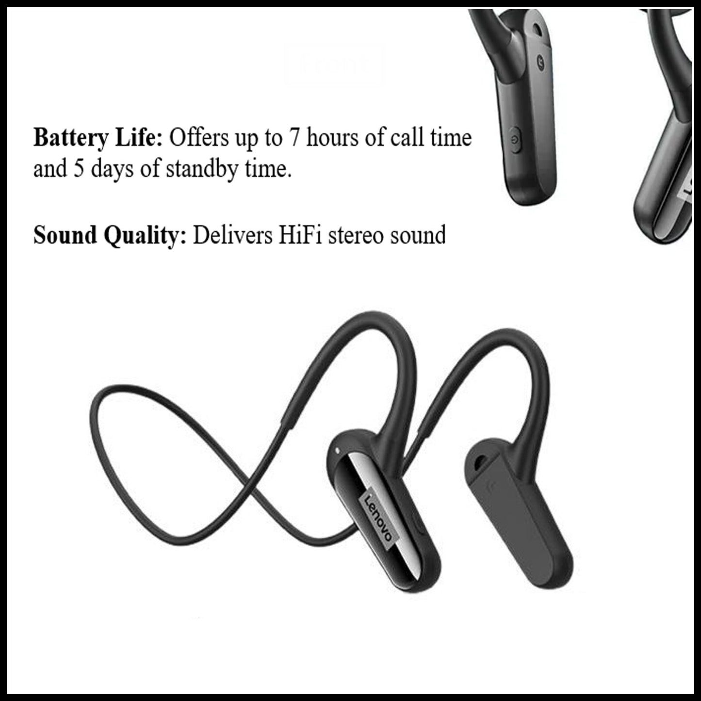 For Lenovo XE06 Thinkplus Live Pods Air Conduction Wireless Bluetooth Headphone