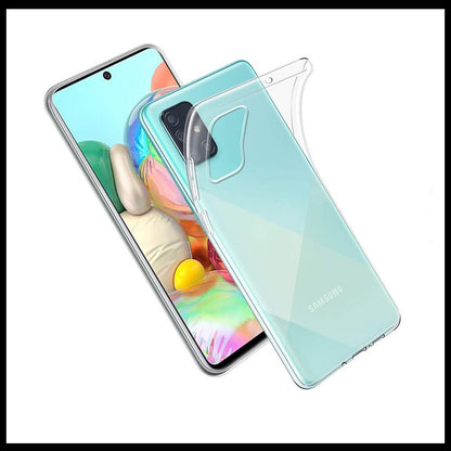 For Samsung Galaxy A71 / SM-A715F Slim Clear Shockproof Gel Phone Cover