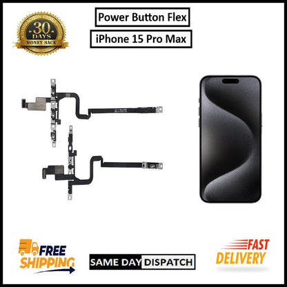 For iPhone 15 Pro Max Power Flex Cable & Volume Button Flex Replacement
