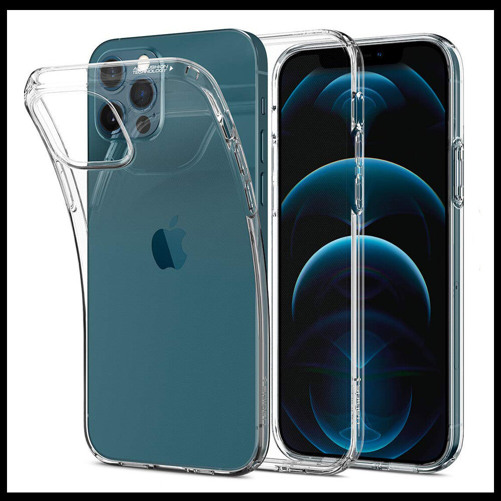 For Apple iPhone 12 Pro Slim Clear Shockproof Gel Phone Cover
