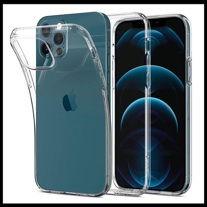 For Apple iPhone 12 Pro Slim Clear Shockproof Gel Phone Cover