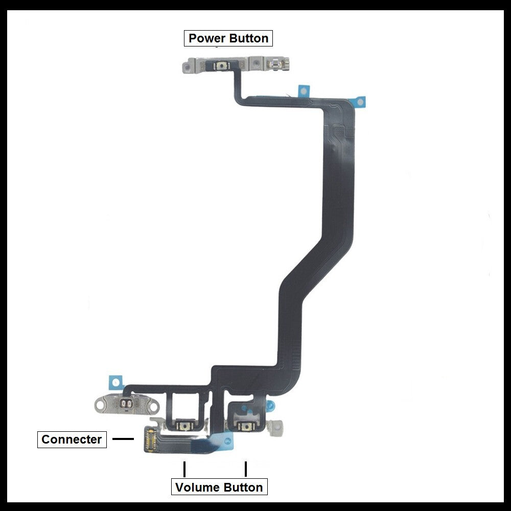 For iPhone 12 Power Flex Cable & Volume Button Flex Replacement