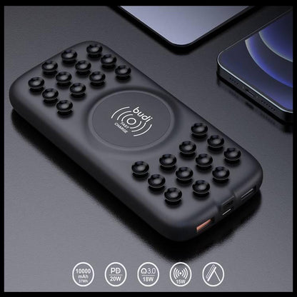 Budi 10000 mAh Wireless Pocket Power Bank