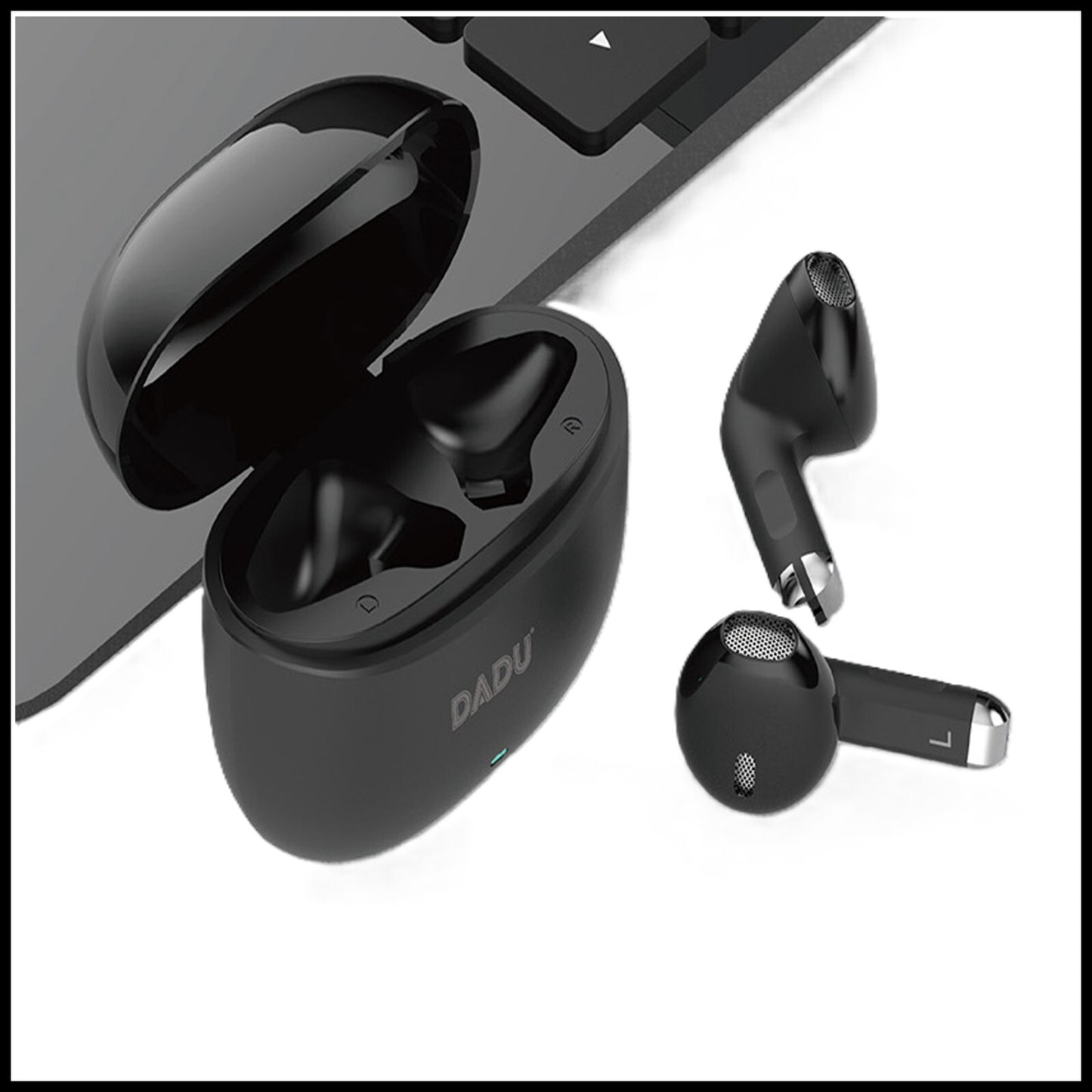 For Dadu Smart Wireless Bluetooth Stereo Earphones-Black