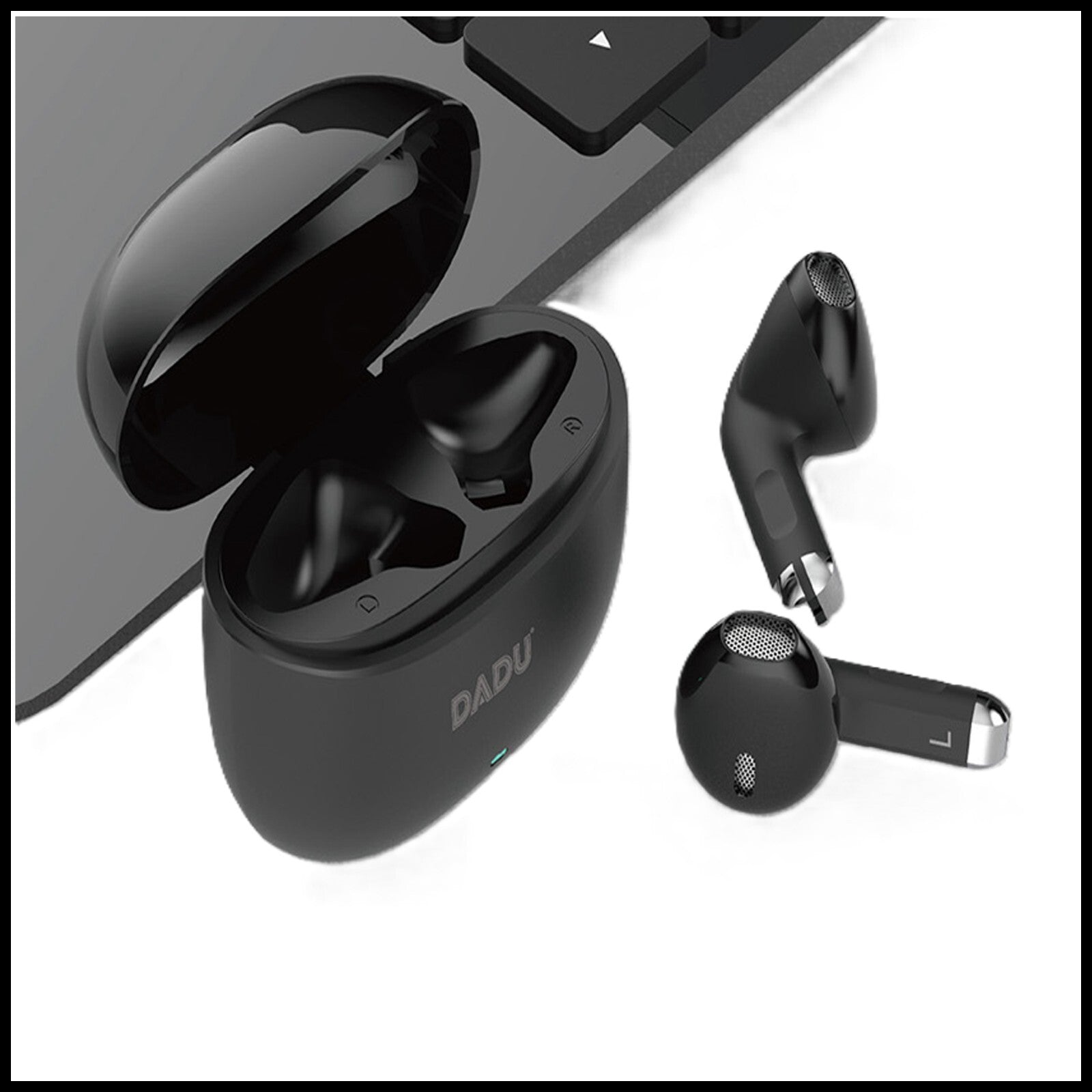 For Dadu Smart Wireless Bluetooth Stereo Earphones-Black