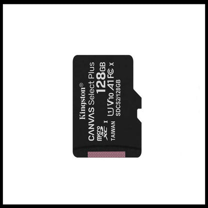 Kingston Micro SD 128 GB Memory Card & Adapter & Class 10 & A1