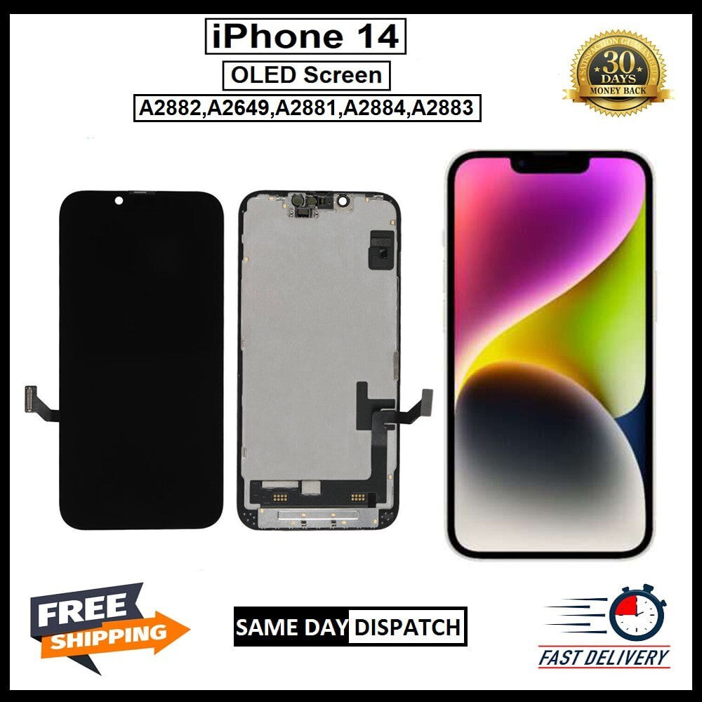 For Apple iPhone 14 Touch Screen Display Replacement LCD