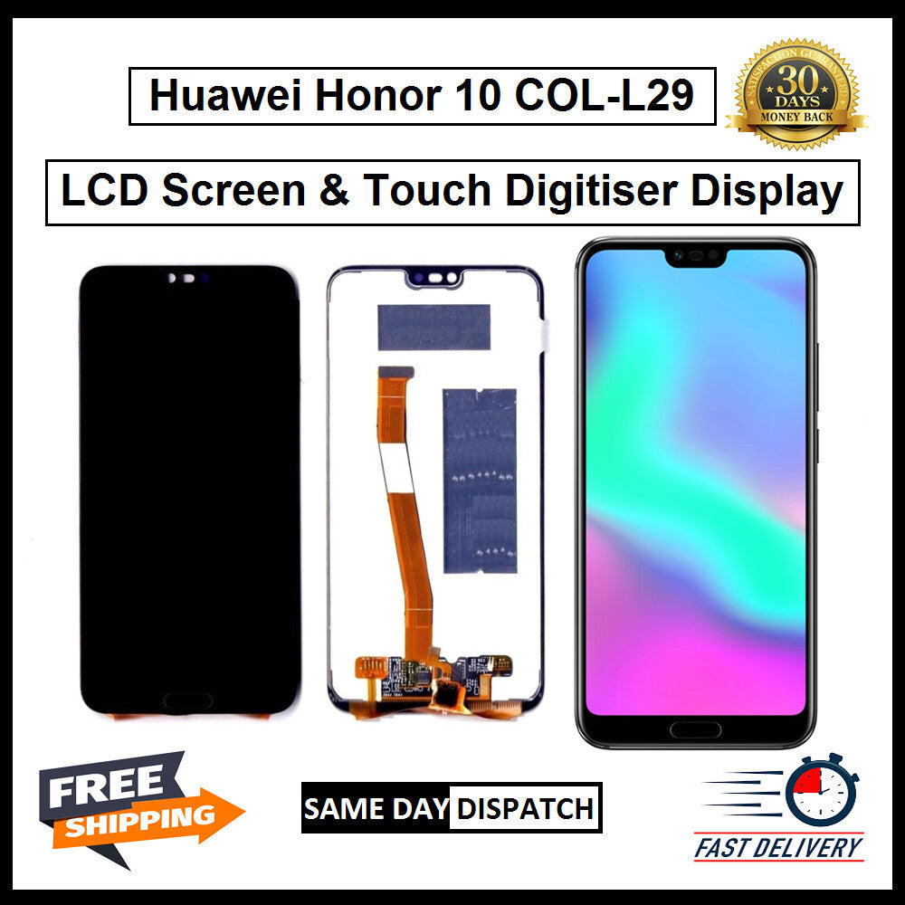 For Huawei Honor 10 COL-L29 Display Screen Touch Digitizer Replacement LCD