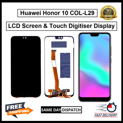 For Huawei Honor 10 COL-L29 Display Screen Touch Digitizer Replacement LCD