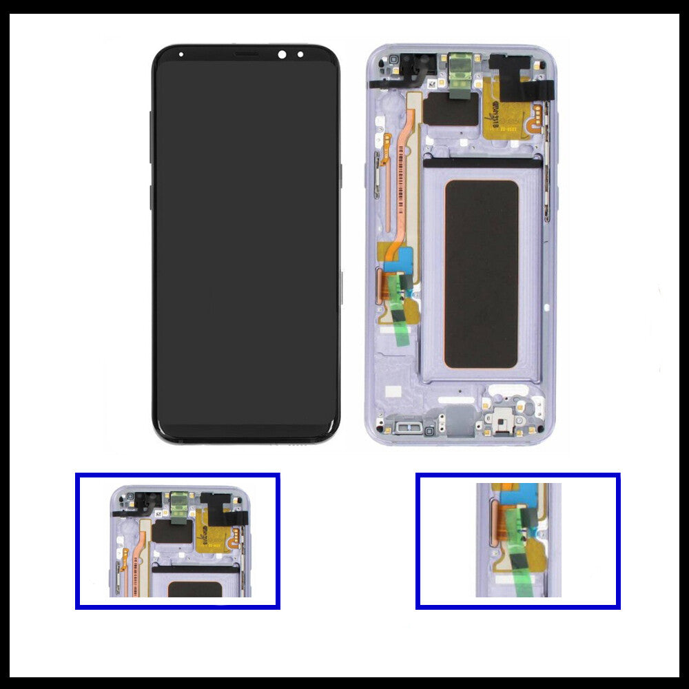 For Samsung Galaxy S8 Plus/ SM-G955F Purple Display Screen Touch Replacement LCD