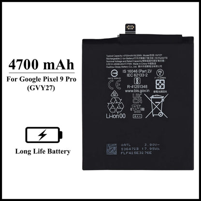 For Google Pixel 9 Pro (GVY27) 4700mAh+ Internal Replacement Battery