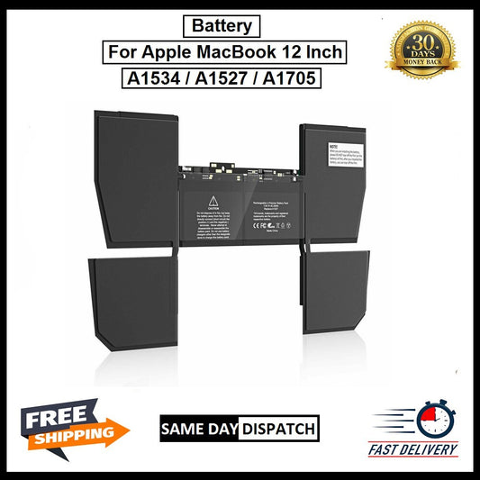 For Apple MacBook Retina 12" A1534 / A1527 / A1705 2015-2017 Replacement Battery