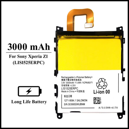 For Sony Xperia Z1 (C6903) LIS1525ERPC 3000mAh+ Internal Replacement Battery