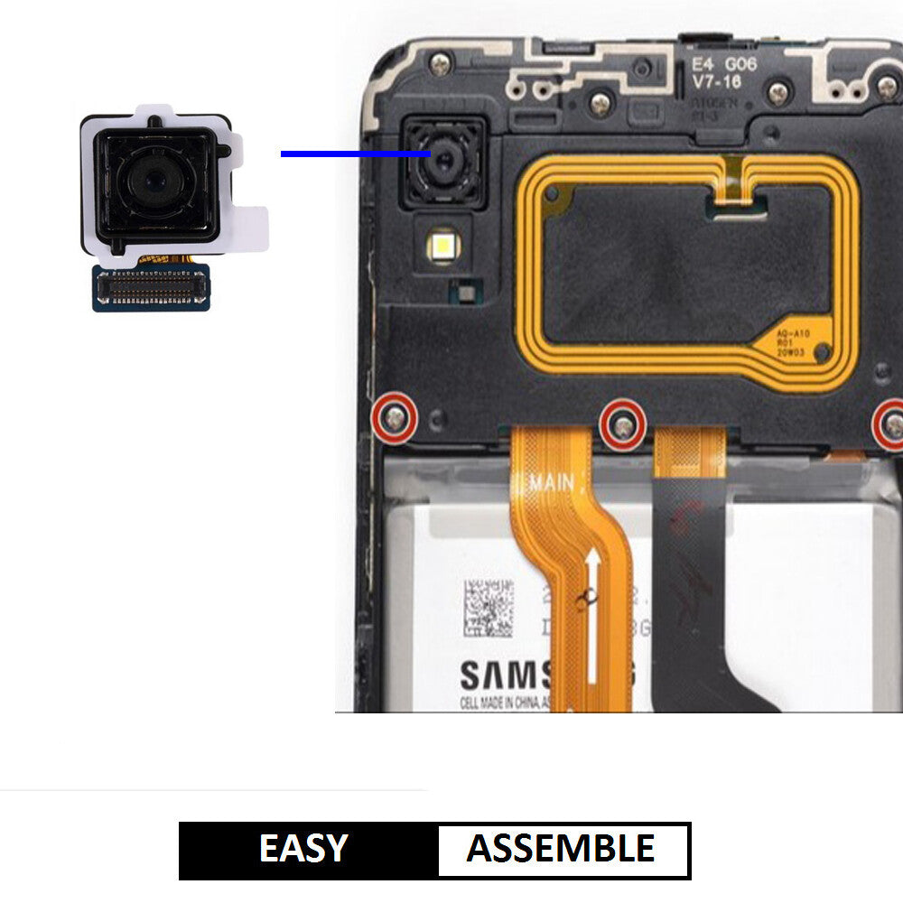 For Samsung Galaxy A10 / SM-A105F Genuine Rear (Back) Main Camera Replacement