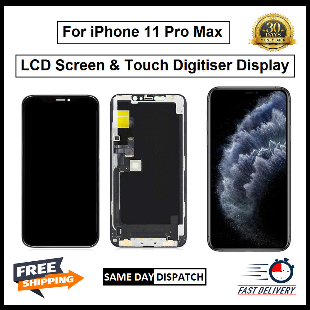For iPhone 11 Pro Max 3D Premium Version Replacement Display Replacement LCD