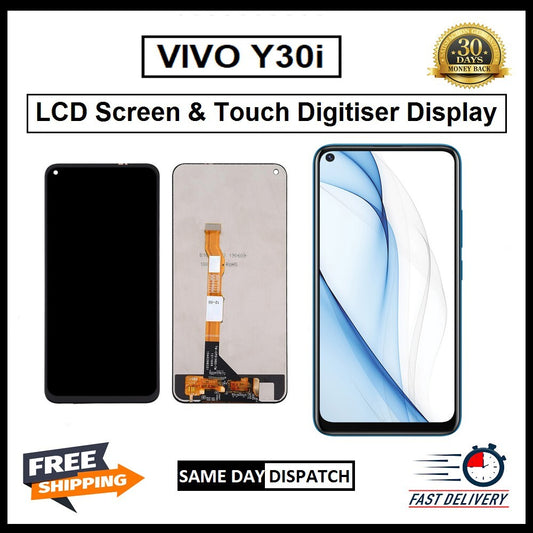 For Vivo Y30i  Display Screen Touch Digitizer Replacement  LCD