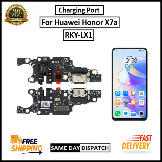 For Huawei Honor X7a Replacement Charging Port Board Flex Connector