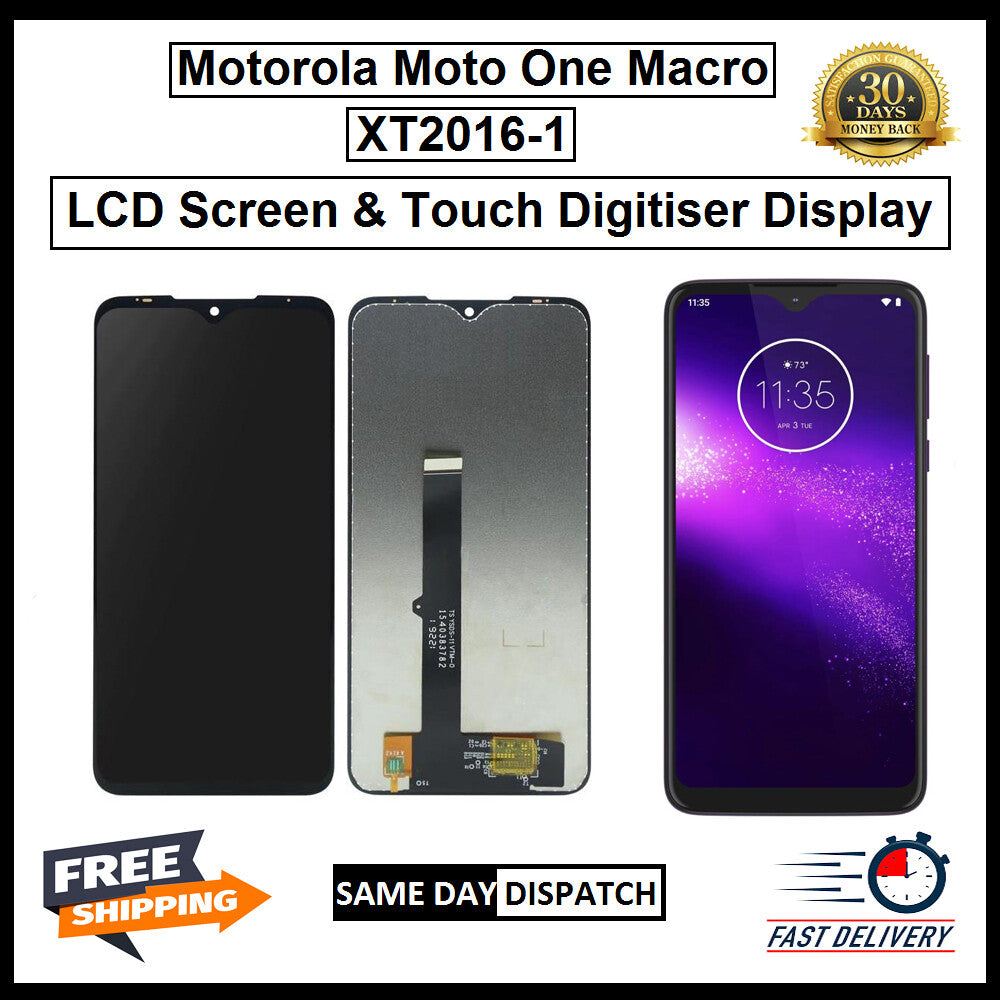 For Motorola Moto One Macro / XT 2016-1 Display Touch Digitizer Replacement LCD