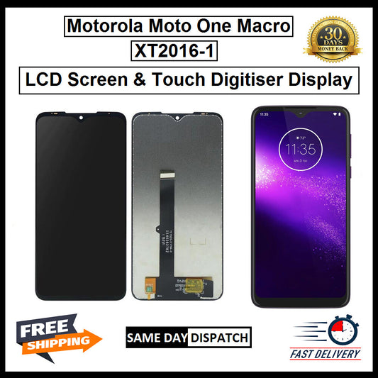 For Motorola Moto One Macro / XT 2016-1 Display Touch Digitizer Replacement LCD