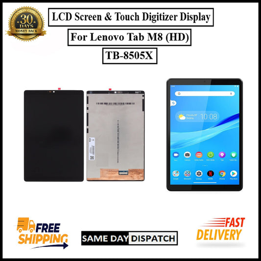 For Lenovo Tab M8 (HD) / TB-8505X LCD Display Screen Touch Digitizer Replacement
