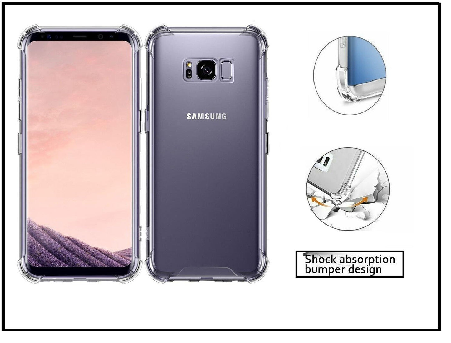 For Samsung Galaxy S8 King Kong Anti Burst & Silicon Shockproof Case Cover